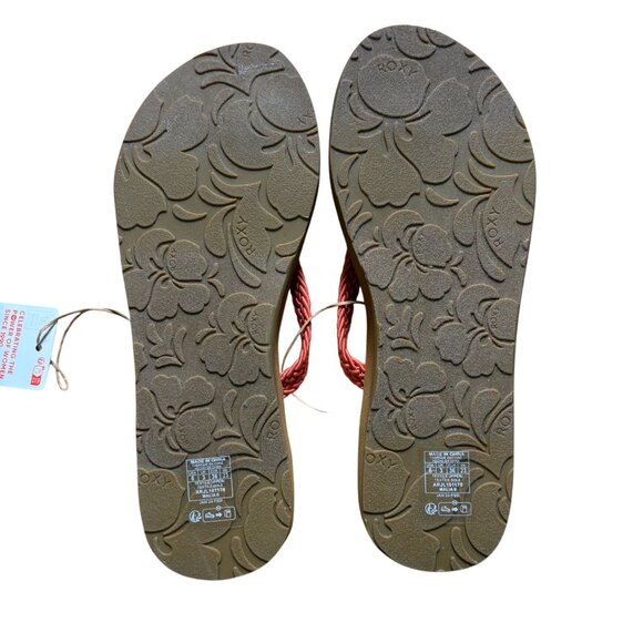 Roxy Malia II Sandals Coral Size 6 NEW - Picture 4 of 6